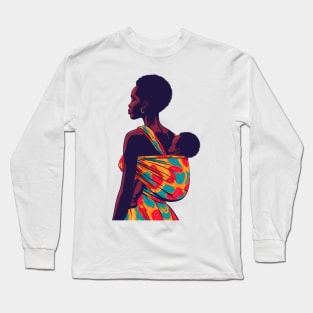 Afrocentric Mother And Baby Long Sleeve T-Shirt